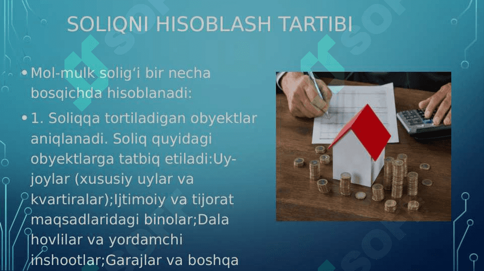 Jismoniy shaxslardan olinadigan mol-mulk solig’I 4
