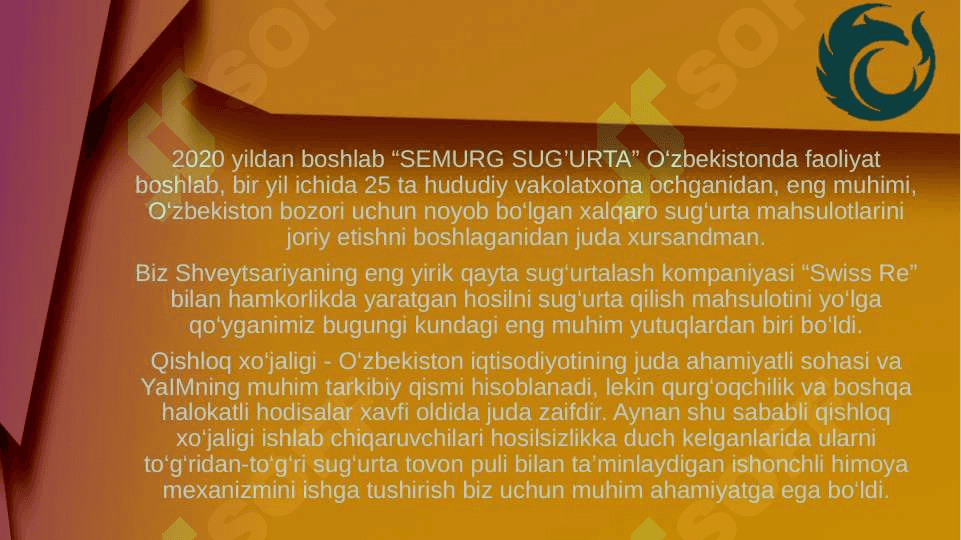 Semurg` Sug`urta 4