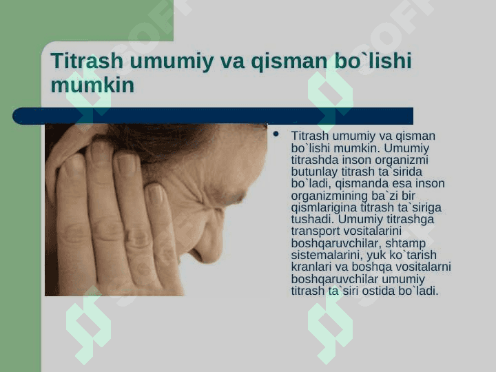 Titrash va shovqindan himoyalanish 4