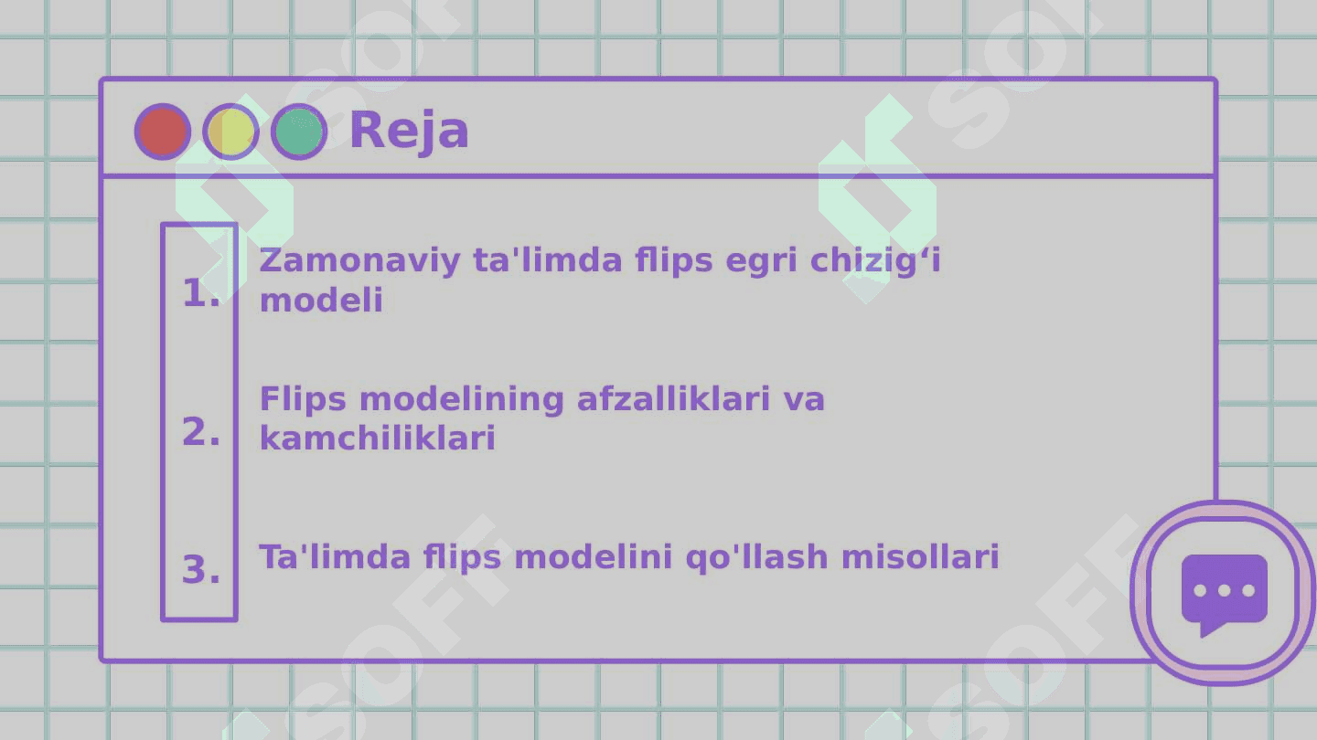 Flips egri chizigʻi modelining zamonaviy talqini 2