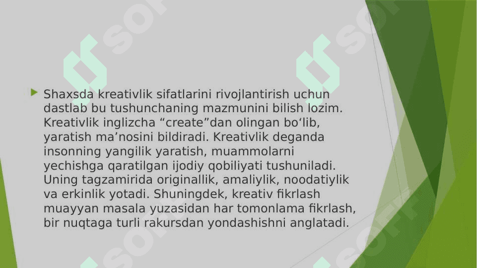 KREATIV VA TANQIDIY FIKRLASH XUSUSIYATLARI 6