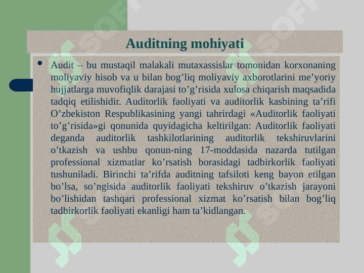 Auditning  maqsadi va vazifalari 3