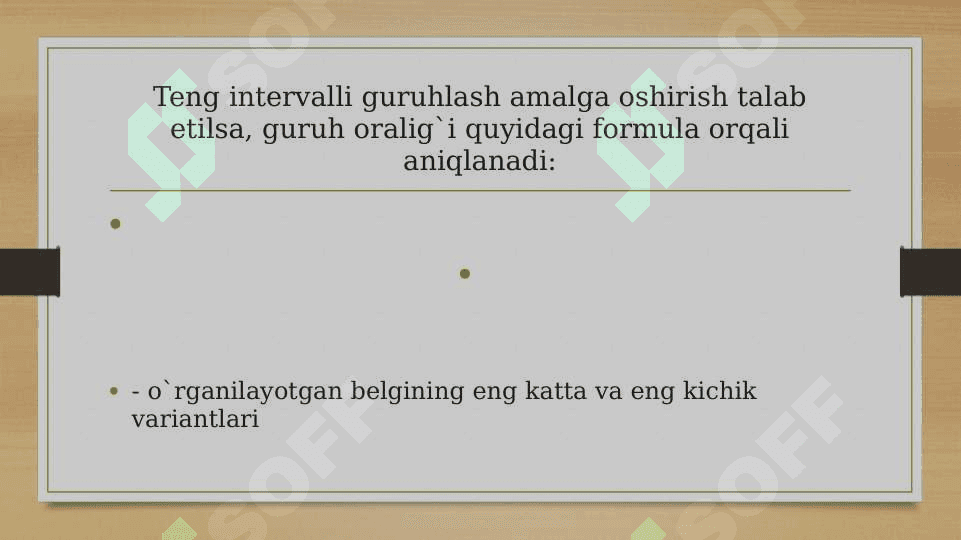 Tanlanma va uning taqsimoti 6