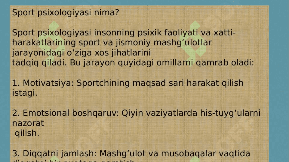 Jismoniy tarbiya va sportda psixologiya 3