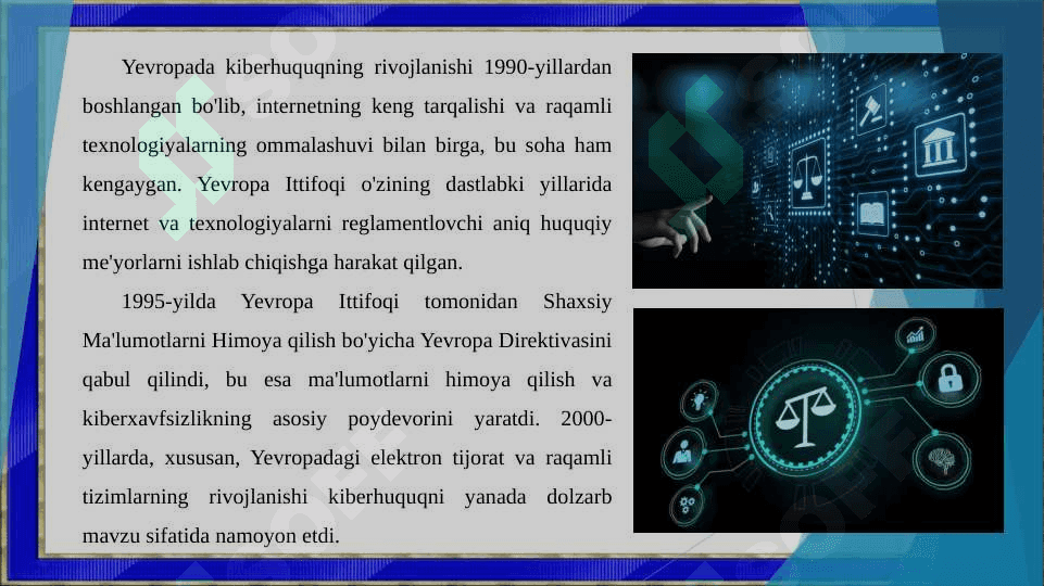 Kiberhuquq sohasiga oid yevropa standartlar 4