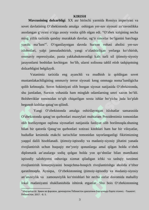 1920-1930 YILLARDAGI SOVET HOKIMIYATINING QATAG‘ONLIK SIYOSATI (SURXON VOHASI MISOLIDA 3
