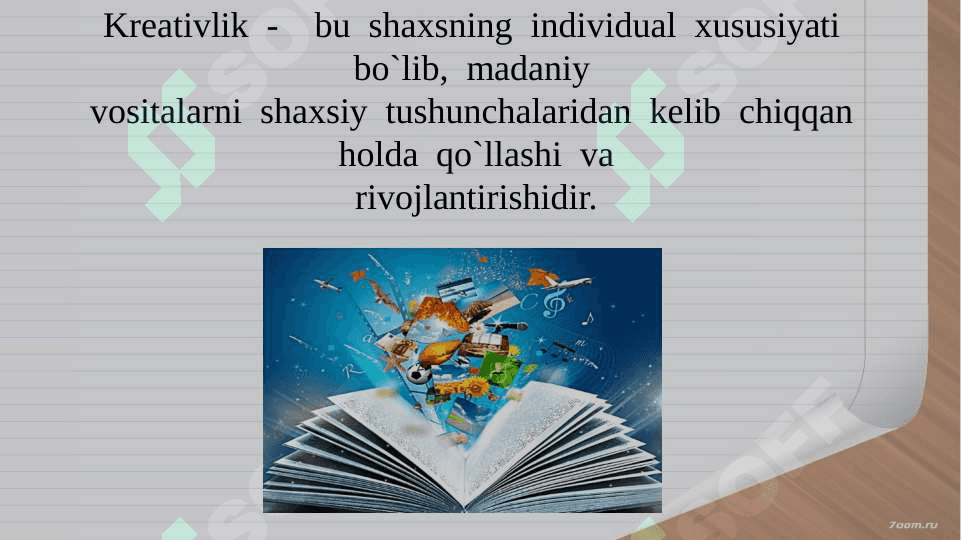 Kreativ ta’limdan boshlang‘ich ta’lim tizimida foydalanish 2