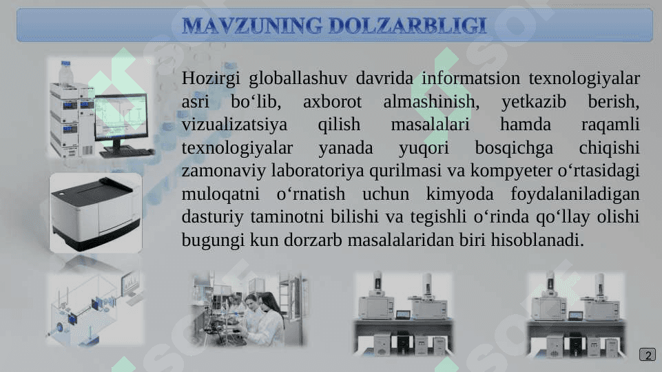 Raqamli ta’lim huhitida kimyo o‘qituvchisining kasbiy faoliyati da dasturiy ta’minotlardan foydalanish 3