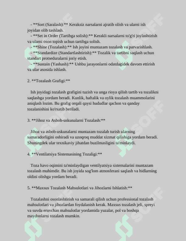 Chorva hodimlarining shaxsiy va mehnat gigiyenasi 5