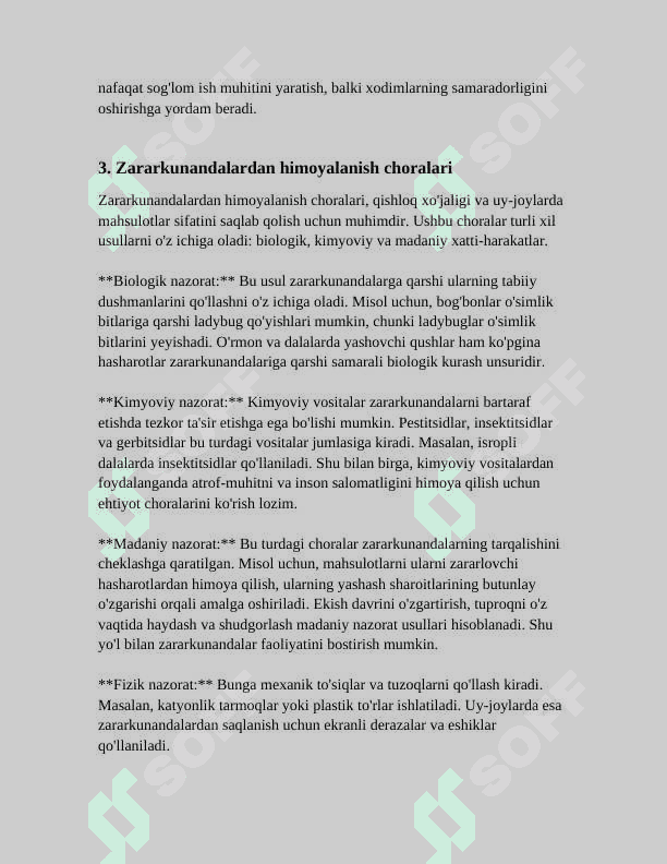 Chorva hodimlarining shaxsiy va mehnat gigiyenasi 7
