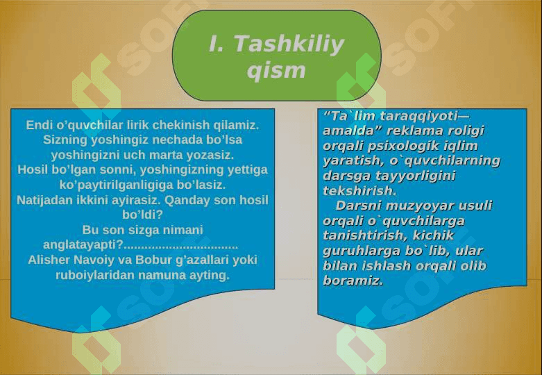 6 SINFLARDA  MATEMATIKA  FANIDAN ”MANFIY  SONLARNI  QO’SHISH” 6
