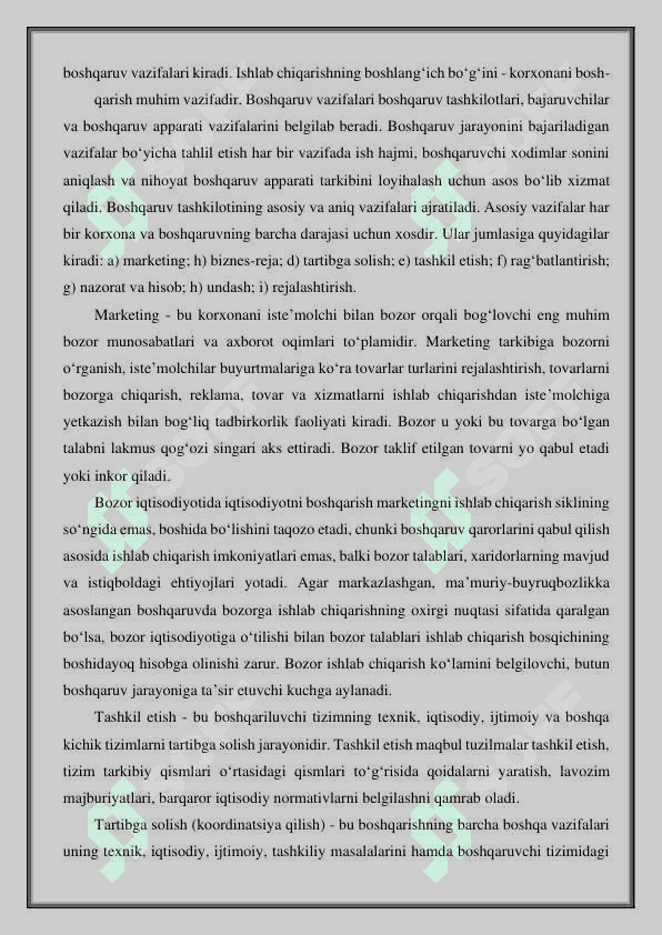 MAVZU: FAOLIYATNI YAXSHILASHGA RAHBARLIK QILISH 3
