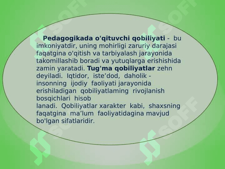 Pedagogik qobilyat – pedagogik mahoratning asosi sifatida 6