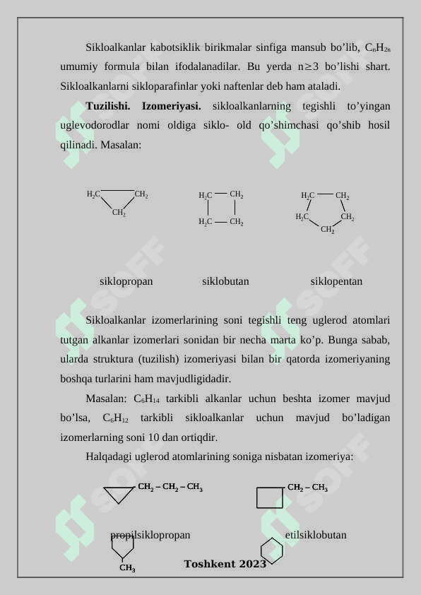 Sikloalkanlar 3