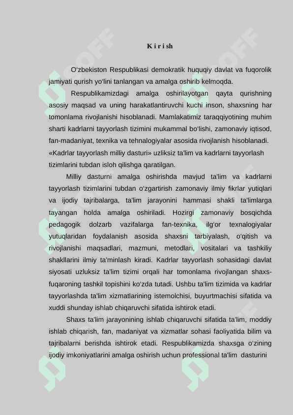Algebraning asosiy teoremasi.Haqiqiy sonlar maydoni ustida keltirilmaydigan ko’phadlar 3