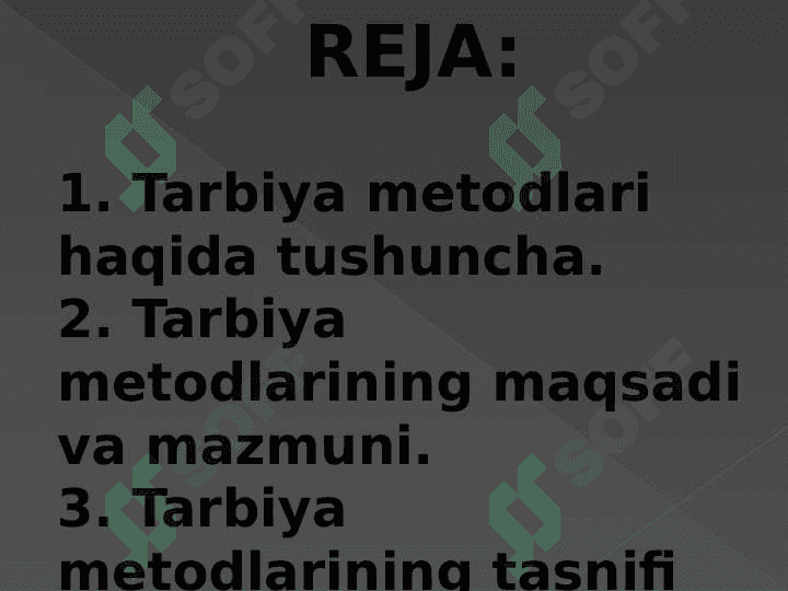 Tarbiya metodlarining jamoaning rivojanish darajasiga bog`liqligi. 2
