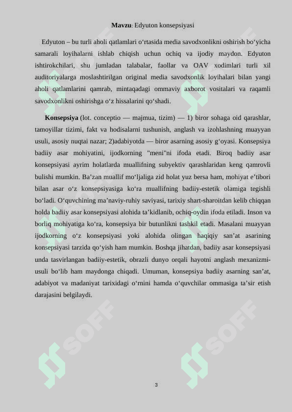 Media savodxonlikini rivojlantirish yo’llari. 3