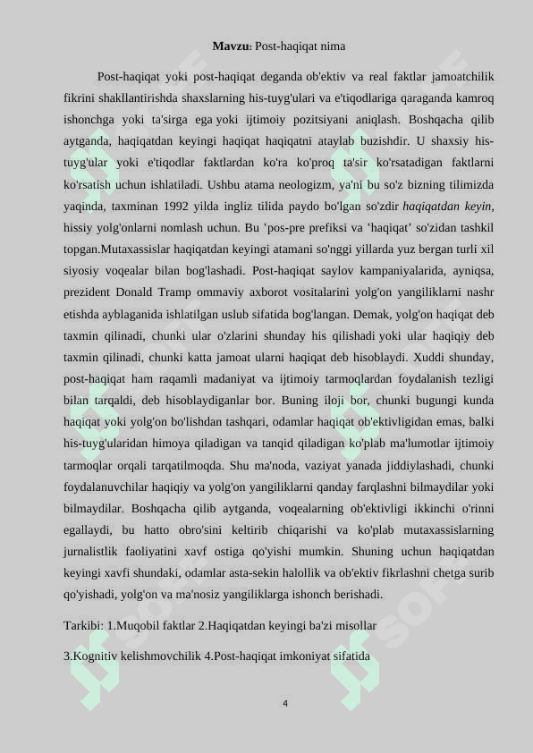 Media savodxonlikini rivojlantirish yo’llari. 4