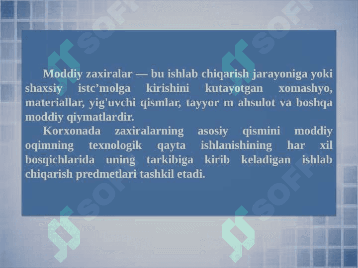 qishloq xo’jaligi logistikasida zaxiralar 3