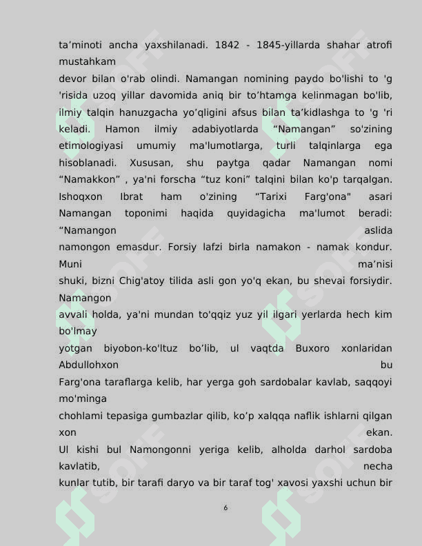 Namangan shahri toponimikasi 6