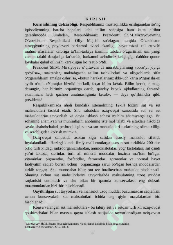 O'quvchilarga Sut mahsulotlarini va ulardan tayyorlanadigan taomlar, ularni tayyorlash va dasturxonga tortish mavzusini o'qitish metodikasi. 3