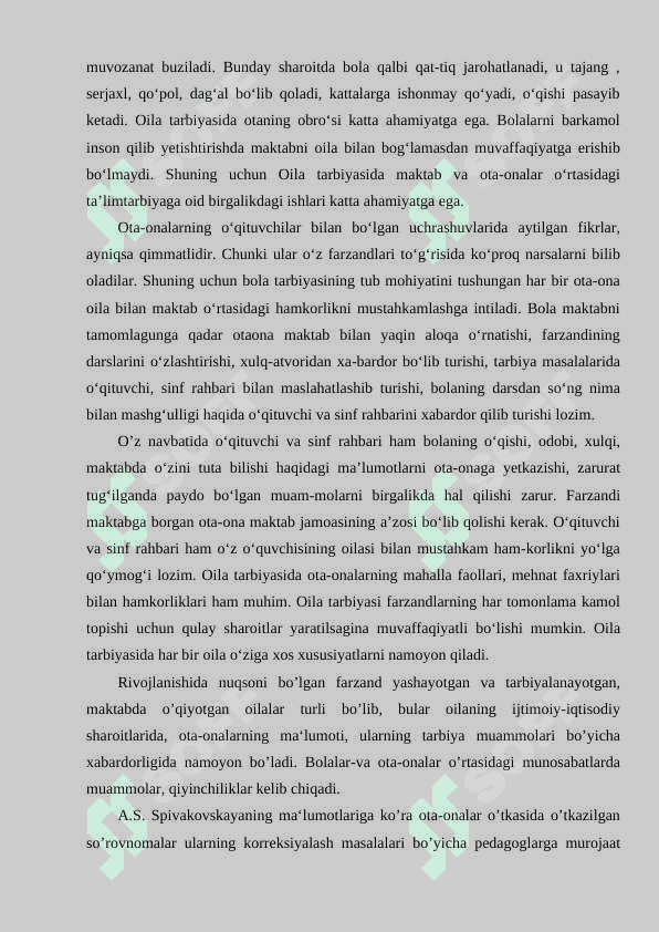 Oila jamoasini jipslashtirish metodikasi - KURS ISHI.doc 6