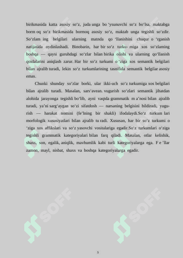 Otlarning umumiy va xususiy belgilari 5