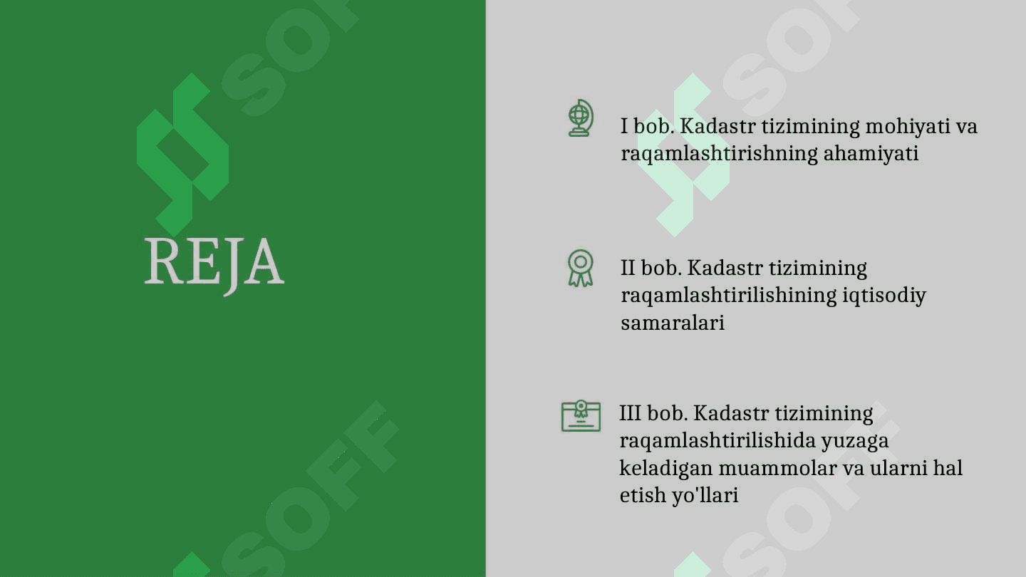 Kadastr tizimining raqamlashtirishning iqtisodiy jihatlari 2