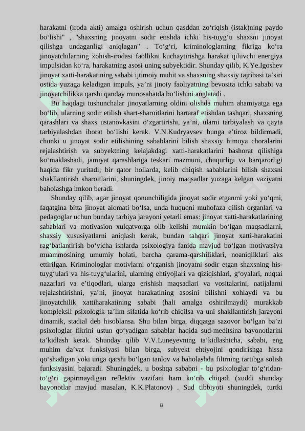 O‘quvchilarning jinoiy hatti-harakatlarni profilaktikasida psixologik xizmatning ahamiyati 8