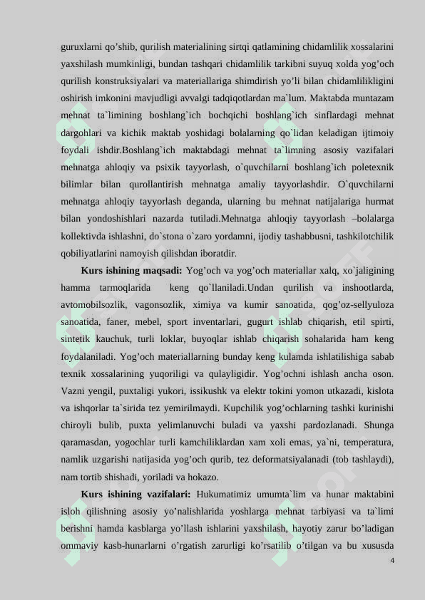 Ochiq joyda quritishni tashkil etish va amalga oshirish, ochiq joyda quritish usullarining afzalligi va kamchiliklarini o’rganish 4