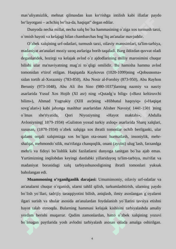 Tarbiyada oilaviy udumlar va an’analar 4