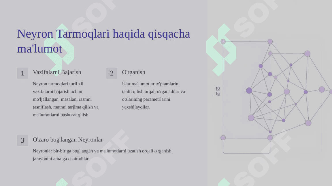 Neyron Tarmoqlarini O`qitish uchun Genetik Algoritmdan Foydalanish 3
