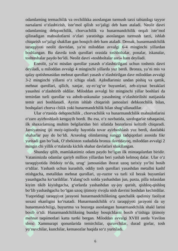 Xalq hunarmandchiligi texnologiyasi mavzusini o'qitish metodikasi (zardo'zlik)  KURS ISHI 6