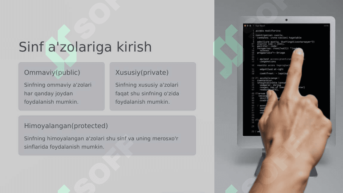 C++ tilida sinf yaratish 3