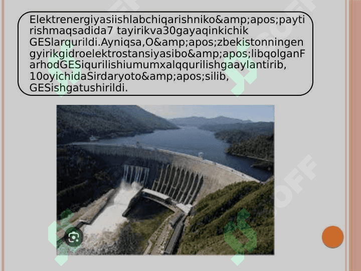Energetika va Yoqilg`i sanoati 8
