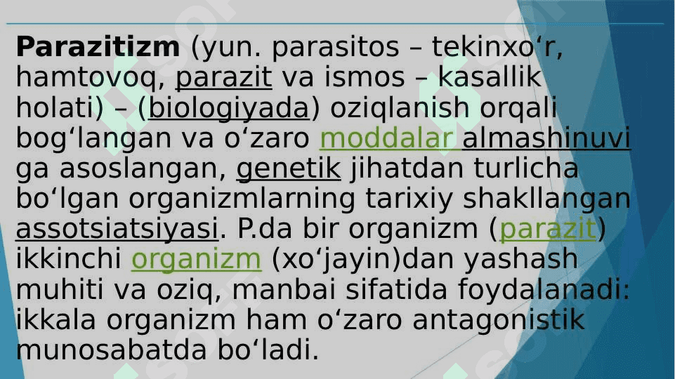 Endogen parazitar kasalliklar, klassifikatsiyasi, patogenezi, laboratoriya tashxisi 3