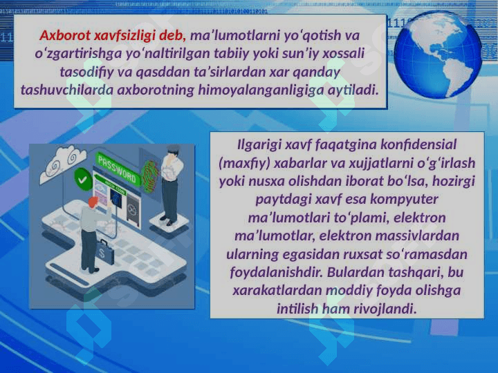 Axborot xavfsizligi 3