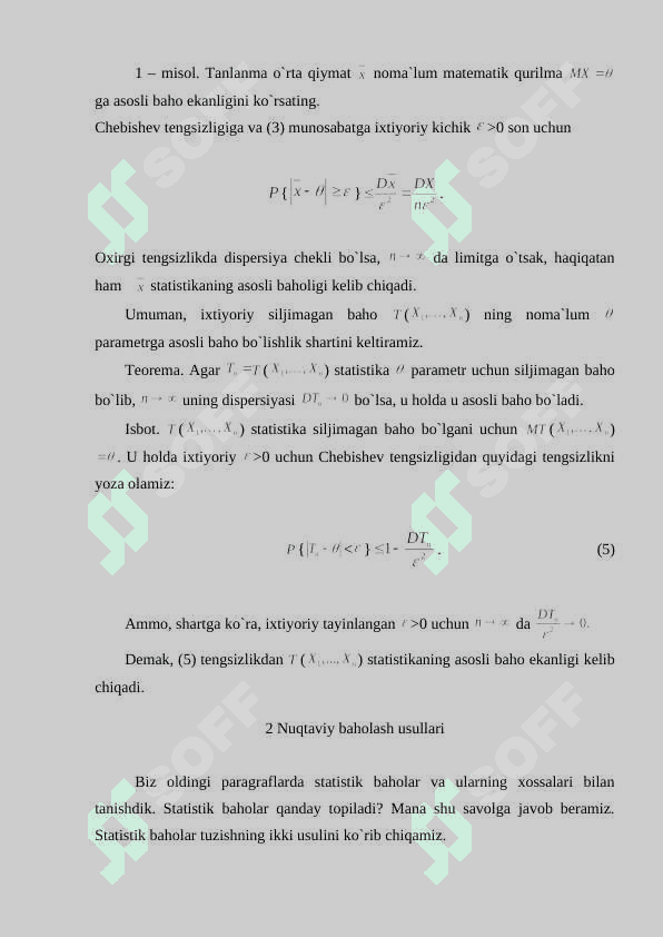 Baholar yordamida tahlil qilish 5