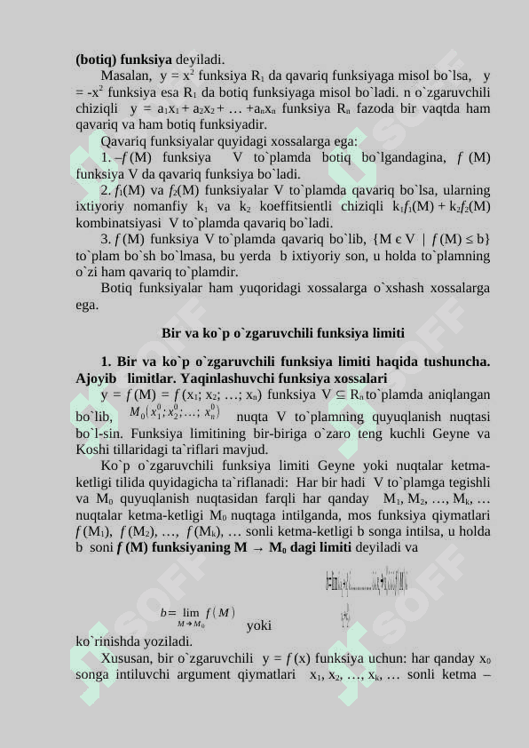 Bir o'zgaruvchili funksiyanı tekshirish. Foydanı maksimallashtirish modeli 7