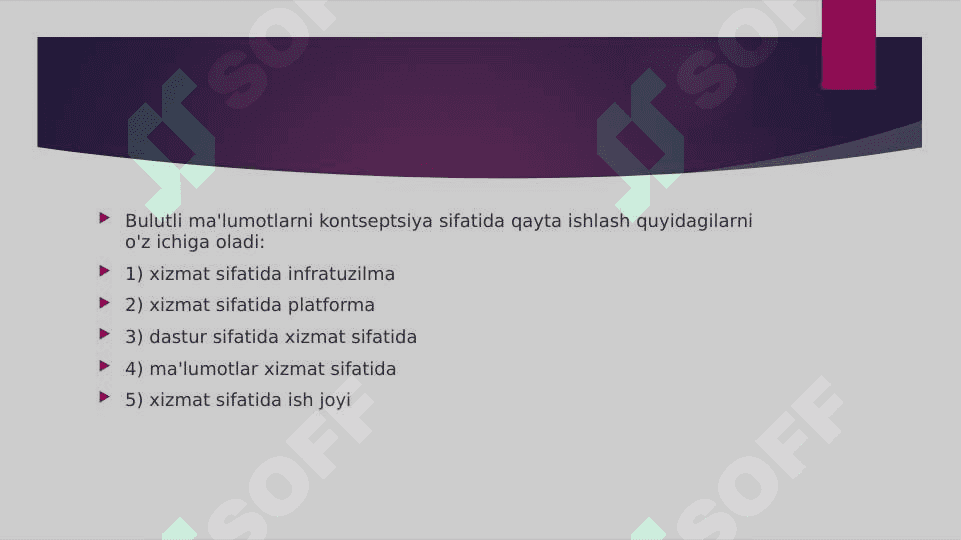 Bulutli hisoblash ma’lumotlarni saqlash 6