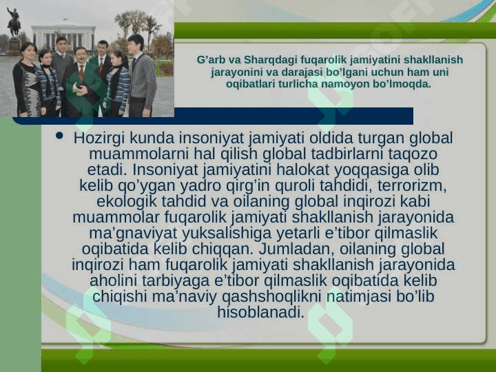 Kuchli davlatdan - kuchli fuqarolik jamiyati sari konsepsiyasi 3