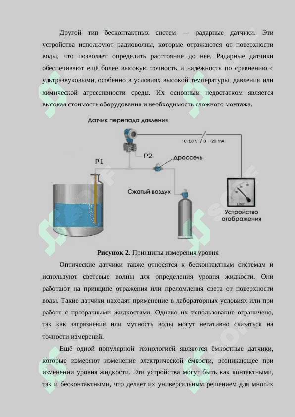 Обзор систем определения и индикации уровня воды 6