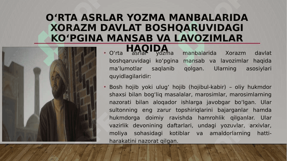 Xorazm davlati boshqaruv tizimi 7