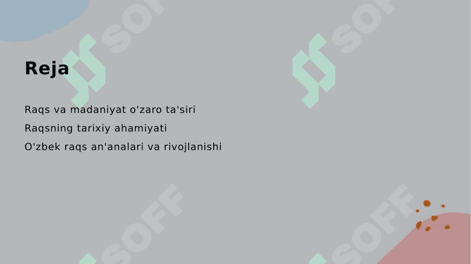 Madaniy taraqqiyotda raqslarning o'rni 2