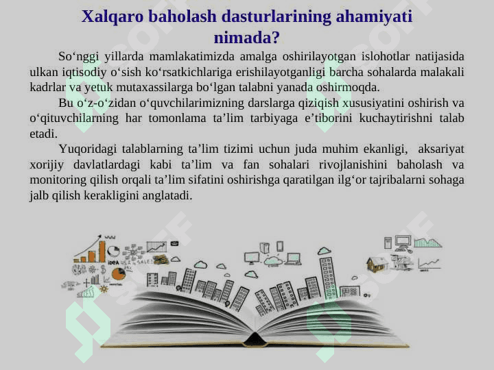 Xalqaro baholash dasturlari 3