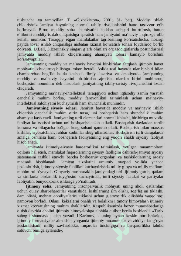 MILLIY G‘OYANING JAMIYAT HAYOTI SOHALARI BILAN BOG‘LIQLIGI 3