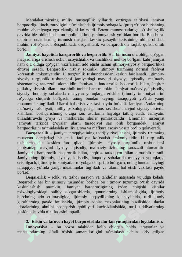 MILLIY G‘OYANING JAMIYAT HAYOTI SOHALARI BILAN BOG‘LIQLIGI 4