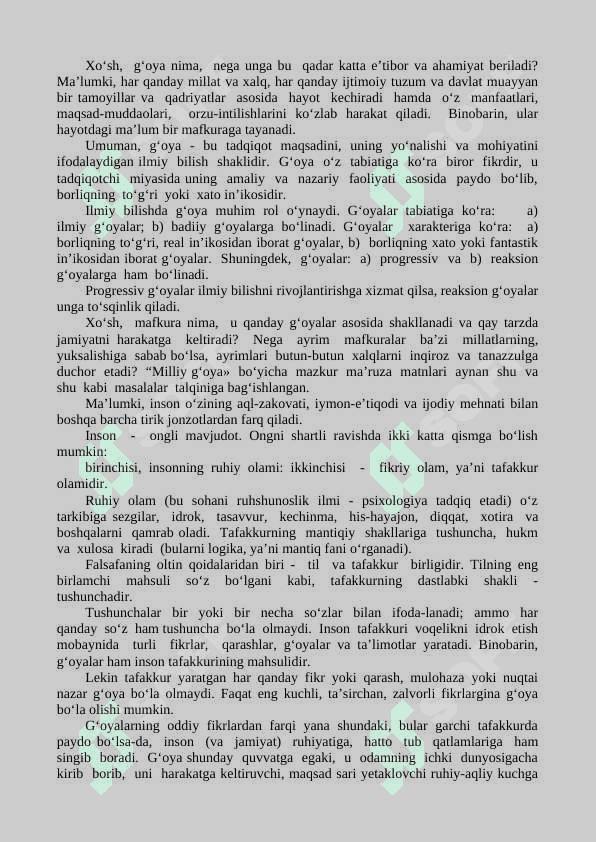 «MILLIY G‘OYA TARIXI VA NAZARIYASI» FANINING OB’EKTI, PREDMETI, MAQSADI VA VAZIFALARI 3