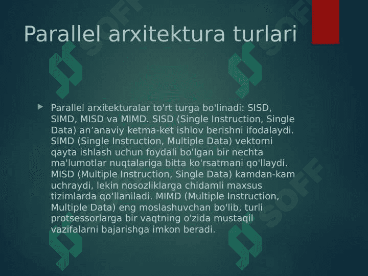 Parallel hisoblash texnologiyalari 4