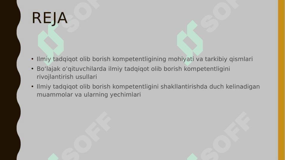 Ilmiy tadqiqot olib borish kompetentligi – bo’lajak o’qituvchi shaxsini shakllantirish omili sifatida 2